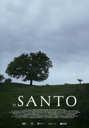 Cartel del cortometraje El Santo